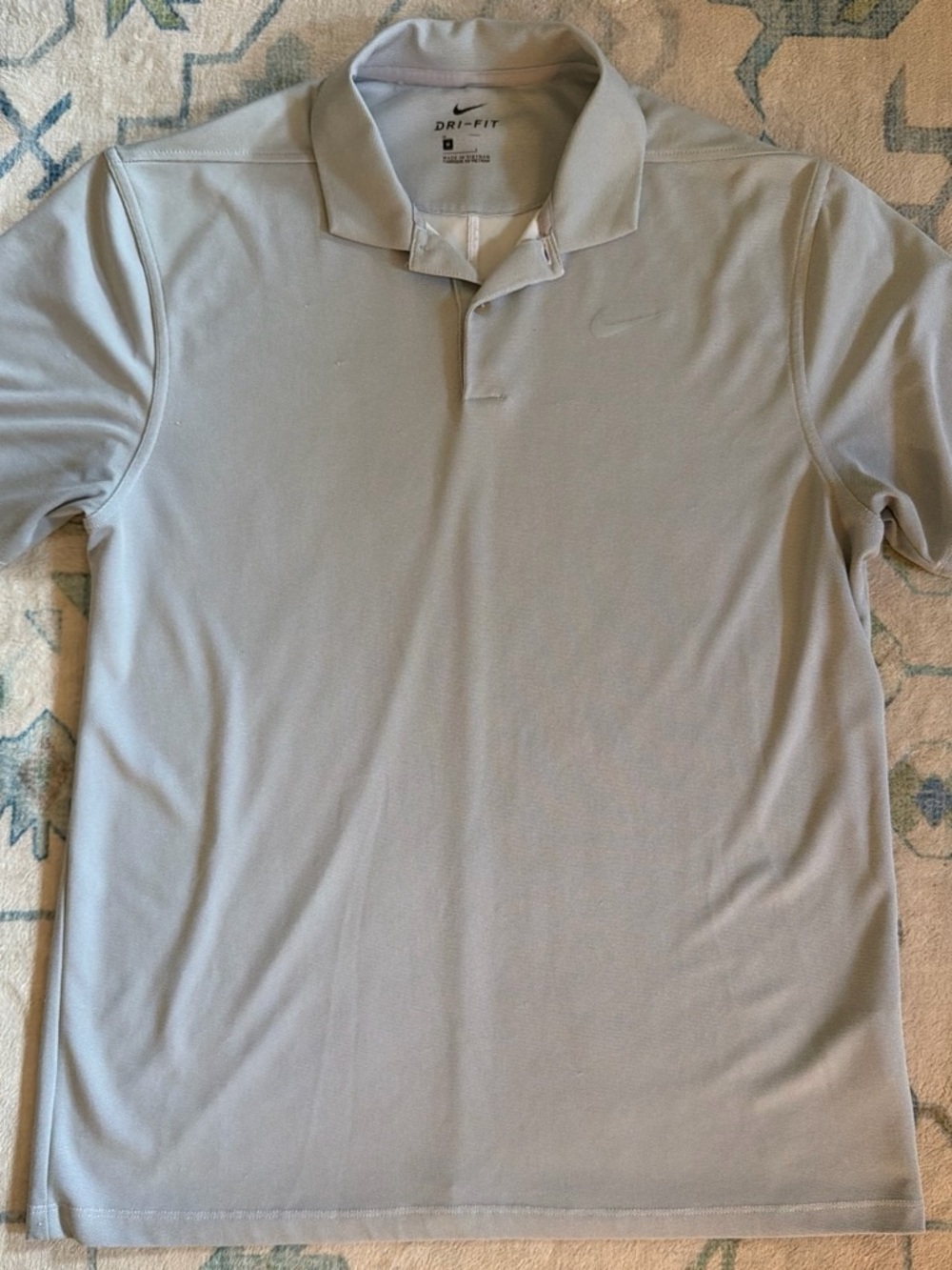Nike Men's Polo Shirt - Light Gray